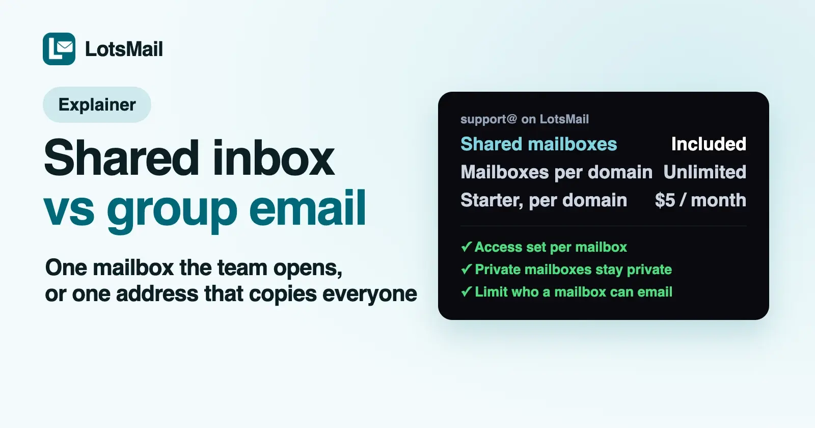 Shared Inbox vs Group Email